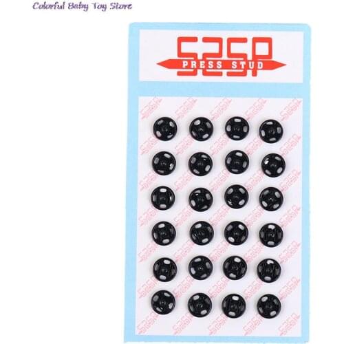 24pcs/lot 6mm Ultra-small Mini Doll Buttons Buckle Doll Belt Buckle Doll Shoes Buckle For Doll Clothing Buckles