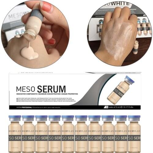 5Pcs Cream Texture BB Cream 5 Colors Korean Makeup Beauty Liquid Foundation Used To Brighten Skin Color Invisible Pores Melanin