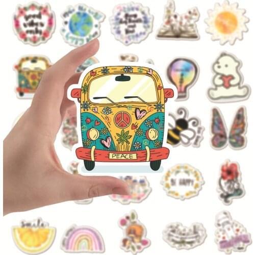 50PCS VSCO New Luggage Graffiti Stickers Waterproof Removable Notebook Scooter Water Cup Mobile Phone Decoration Stickers