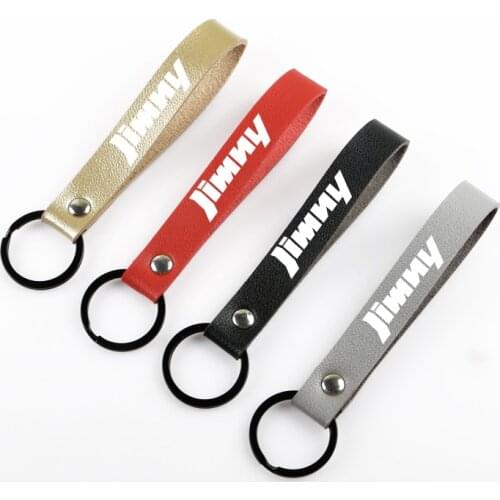Car Key ring Key Fob Leather Rope keychain for Suzuki jimny Alto Swift SX4 grand vitara Car Key Chain car styling Accessories