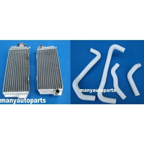 FOR Honda ATV ATC250R ATC 250 R ATC 250R 1985 1986 85 86 aluminum radiator + White HOSE