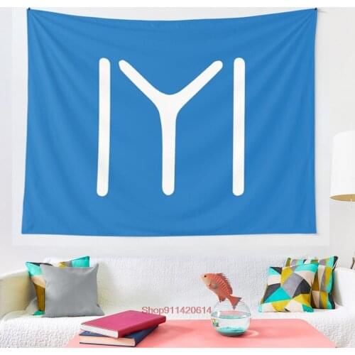 Ertugrul flag Kayi flag IYI tapestry wall decoration witchcraft tapestry Bohemian Hippie home decoration mattress yoga mat
