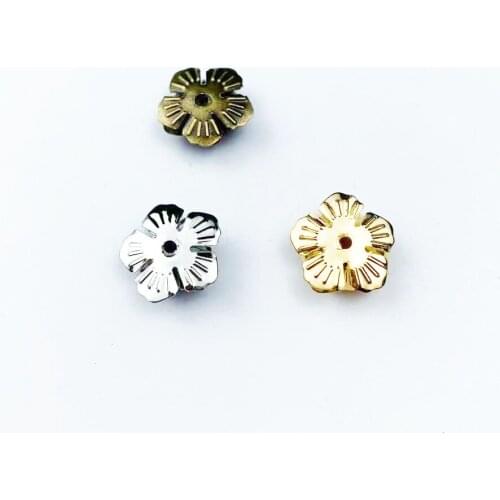 20pcs 14mm Filigree Metal flower decorative for Jewelry Making Cosplay accessories Earring accessories