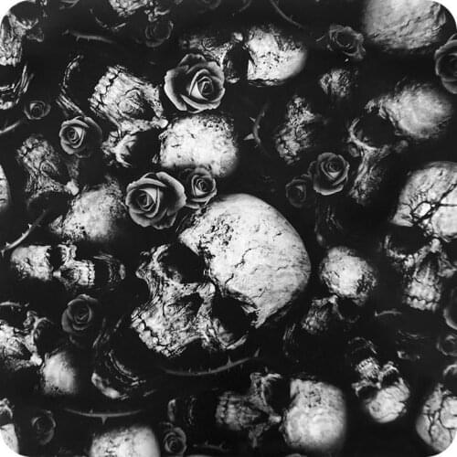 HLC-081 hydroprint film water transfer printing flames and skulls measures: width: 100cm. Length: 100cm