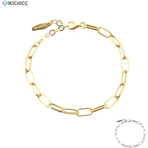 KIKICHICC 2020 New 925 Sterling Silver Horoscope Chain Bracelet Chain Bangles Women Rock Punk Luxury Jewelry Wedding Gifts