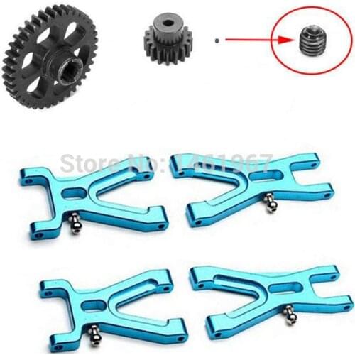 Upgrade Metal Reduction Gear + Motor Gears + Front And Rear Suspension Arm Parts For WLtoys A959 A969 A979 K929 RC 1/18 RC Car