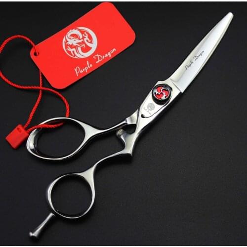 547# 5.5'' Brand Purple Dragon TOP GRADE Hairdressing Scissors JP 440C 62HRC Home & Salon Barbers Cutting Scissors Hair Shears