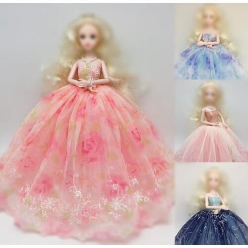 30cm Doll Dress Fashion Clothes Handmade wedding dress for licca For Barbie Doll Accessories Baby Toys Best Girl' Gift