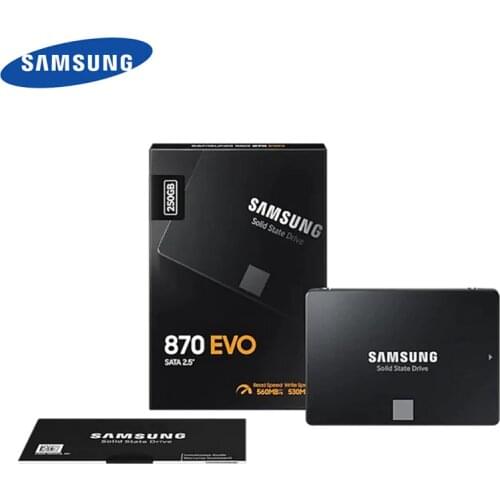 Samsung 870 EVO SSD 250GB 500GB 1TB Internal Solid State Disk HDD Hard Drive SATA3 2.5 inch Laptop Desktop PC Disk HD SSD