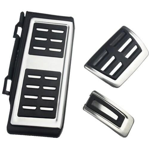 Car styling Sport Fuel Brake Dead Pedal Cover Set DSG For Audi A3 S3 RS3 2012 2013 2014 2015 2016 2017 2018 2019