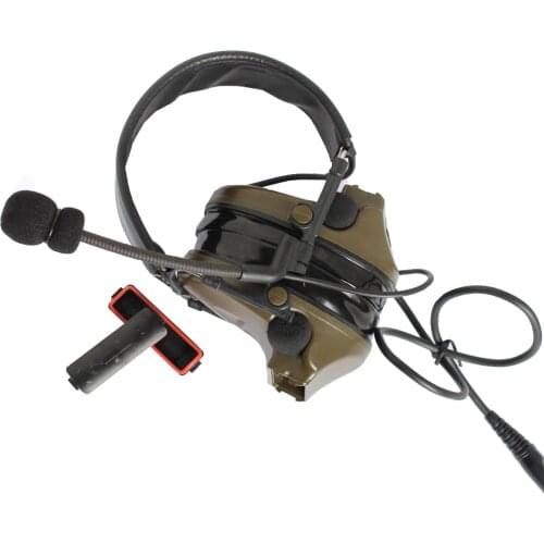 Tactical Earphone TAC-SKY COMTAC II Silicone earmuff version Noise reduction pickup headset