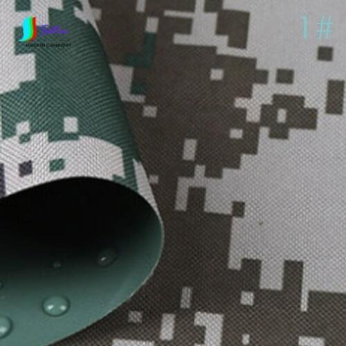 Variety Of Patterned Oxford Cloth Camouflage Waterproof Fabric Thicker PVC Coating Raincoat Fabric Shade Cloth Camouflage S043M