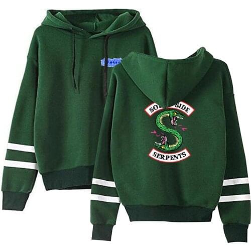 Riverdale South Side Serpents New Printed Hoodies Fashion Women/men Long Sleeve Hooded Sweatshirt Trendy Streetwear Clothes Full