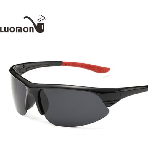 LUOMON Windproof Sunglasses Men Brand Designer Sport Eyewear Fishing Driving Sun Glasses Outdoor Eyeglasses Oculos De Sol