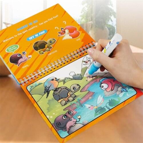 Magic Water Drawing Book Coloring Book Doodle With Magic Pen Painting Drawing Board For Children Education Drawing Toy