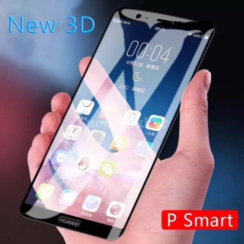 Protective Glass For Huawei P Smart Case Tempered Glass Screen Protector On Huawey Honor Psmart Glas Phone Film Full Cover 5.65