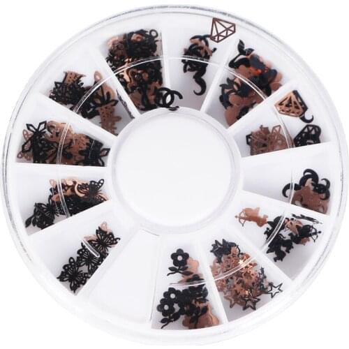 1Box(100Pcs) Mixed Alloy Cutting Dies For Needlework FlatBack Cabochon Scrapbook Decoration Craft DIY Embellishments Accessories