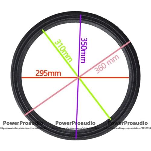 15 inch Repair woofer Cloth Surrounds For Speaker 2 line 360mm 350mm 310mm 295mm