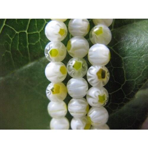 300+Beads/3 strands Millefiori Glass Beads Lampwork Round Beads+4mm+DIY Jewelry Bracelet Earrings Accessories A4