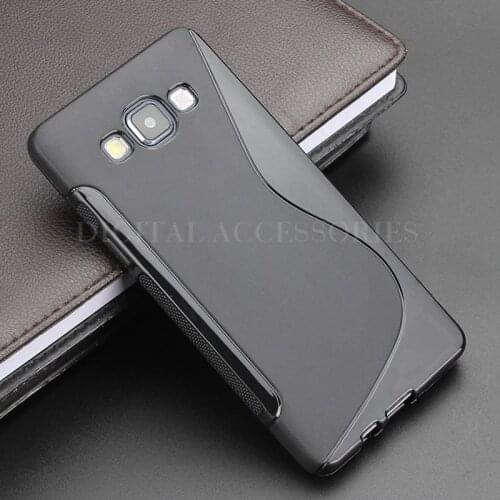 8 Color S-Line Skidding Gel TPU Slim Soft Case Back Cover For Samsung Galaxy A5 A500 2015 Mobile Phone Rubber silicone Cases