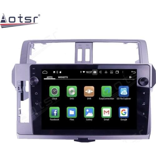 For Toyota Land Cruiser Prado 150 2013 2017 Car Radio Auto Android 10 GPS Navigation Multimedia Video Player IPS Screen PX6 128G