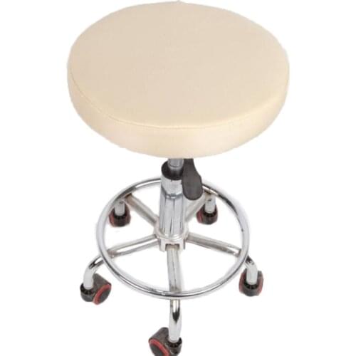 Lellen Round Chair Cover Polar Fleece Fabric Seat Cover Bar Stool Cover For Bar Banquet Hotel Dining Home Decoration