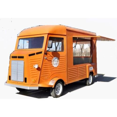 Electric Outdoor Street Mobile Fast Food Truck Mobile Kitchen Catering Trailer kiosk Bubble Tea Coffee Hot Dog for Sale