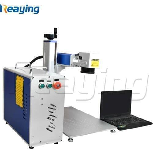 Hot sale best price metal gun / knife / mobile case enclosed fiber laser marking machine