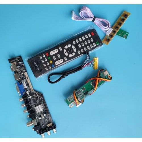 Kit LP171W02-A4/LP171W02-A4K1 Monitor Controller Board HDMI-compatible VGA DVB-T2 LCD 1680X1050 Panel 1 CCFL Digital TV USB AV