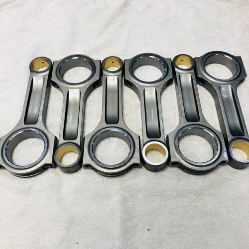 I-beam forged Connecting Rods conrods For Mercedes Benz OM605 OM606 148.7mm 51.61mm 28mm one set
