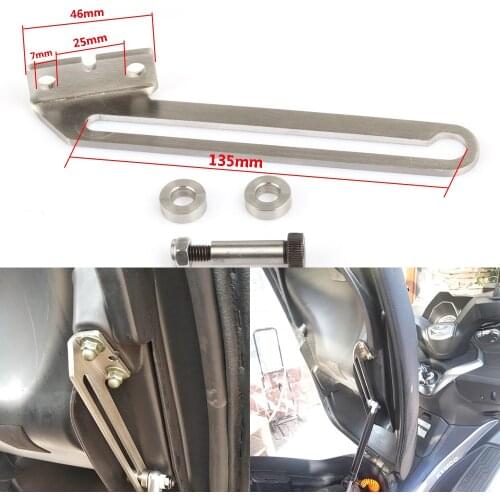 Motorcycle Open Angle Increases Bracket for KYMCO Xciting300 XCITING 250 300 400 Downtown 350i Seat Stopper Tracks Parts