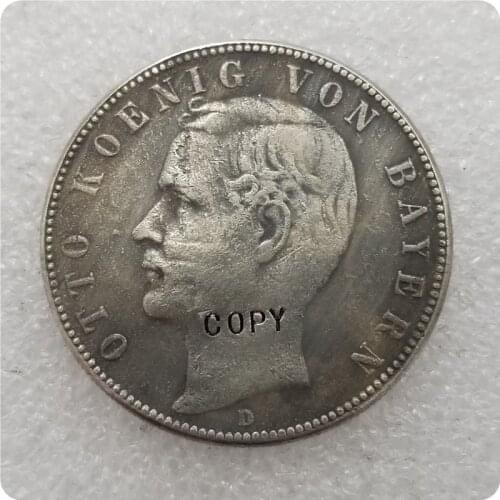 German States 1913 D Bavaria 5 Mark Proof Silver COPY commemorative coins-replica coins medal coins collectibles