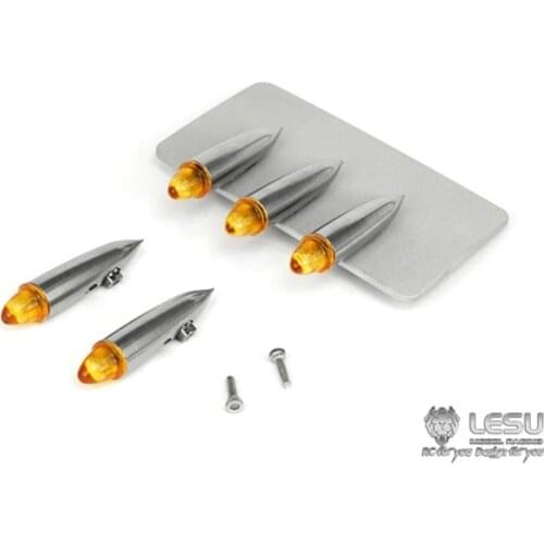 Metal LESU 3MM Roof Lamp without LED Light Mount for 1/14 TAMIYA RC Tractor Truck King Hauler Grand Hauler DIY Model