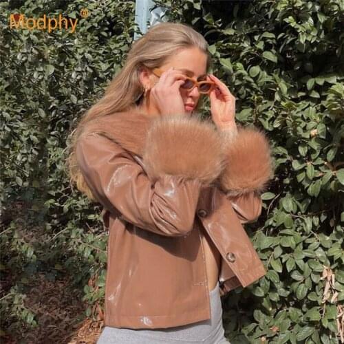 Женские куртки с мехом Modphy China At AliExpress