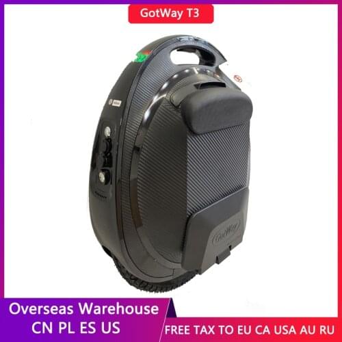 Gotway Tesla V2 Electric Unicycle Monowheel 84V/1020WH,Bluetooth Speaker With Cut Off Button EU/US Overseas Warehouse Delivery