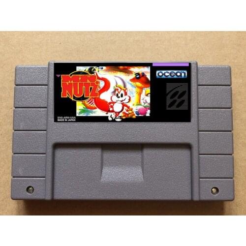 Mr Nutz USA-NTSC version 16 bit 46 pins video games