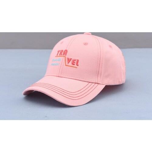 2021 new style letter travel embroidery cotton Casquette Baseball Cap Adjustable Snapback Hats for child boy and girl 146