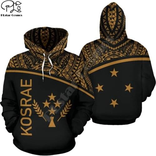 PLstar Cosmos 3DPrint Tribal Culture Kosrae Polynesian Tropical Flower Hibiscus Harajuku Streetwear Funny Unisex Zip Hoodies-a11