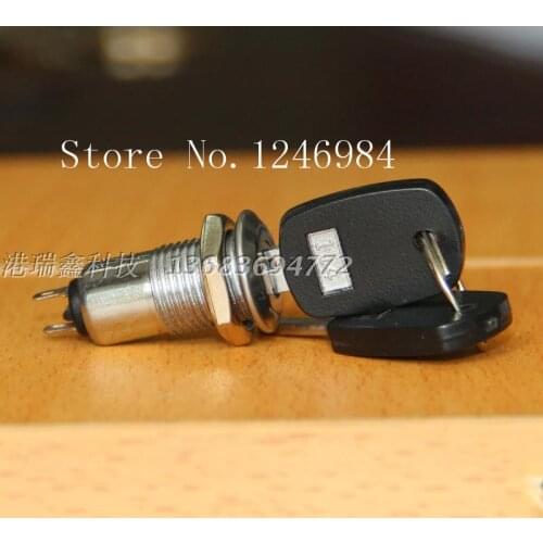 [SA]Taiwan Kim Tae-electronic lock key switch M12 electronic key switch two tranches S1091B-2 original authentic--20pcs/lot