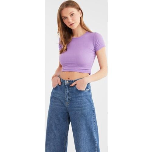 Trendyol Back Low-Cut Knitted Blouse TWOSS21BZ0406