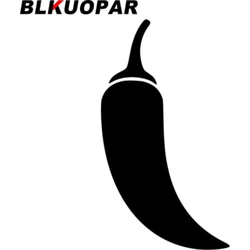 BLKUOPAR for Food Chili Decals Vinyl Car Stickers Laptop Waterproof JDM Accessoires Refrigerator Sunscreen Funny Decoration