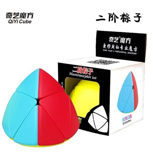 Qiyi Mastermorphix 2x2x2 Magic Cube qiyi 2x2 Rice Dumpling Speed Cube Strange-shape Pyramorphix 2x2 Magic Cubo