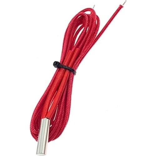 3D Printer Parts 1M 6x20mm Cartridge Heater 12V 24V / 30W 40W Reprap For 3D Printer Single-head electric heating tube