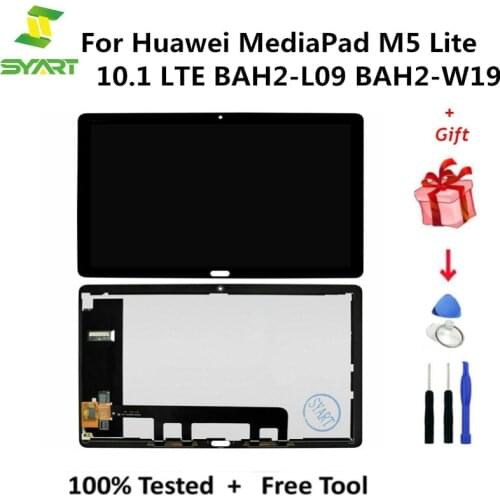 LCD Display For 10.1" Huawei MediaPad M5 Lite 10.1 LTE 10 BAH2-L09 BAH2-W19 Touch Screen Digitizer Repair Assembly Replacement