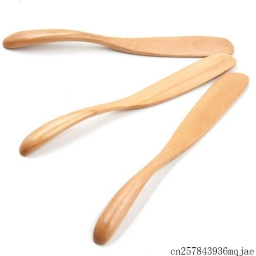 100 Pcs Wood Cheese Knife Wooden Bread Butter Spatula Environmental friendly Butter Knife