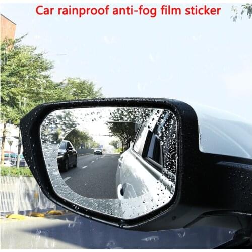 2 pieces car windows, car rearview mirrors Rainproof membrane, anti-fog membrane, waterproof membrane auto parts, car stickers