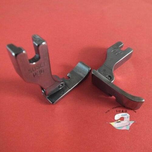 4pcs Industrial sewing machine zipper presser foot Single presser foot P36 flat car zipper presser foot width 8mm foot 12435HW