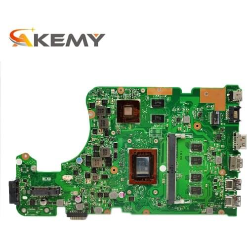 Akemy X555QG Laptop motherboard for ASUS X555BP original mainboard 8GB-RAM A9-9420 R5-M420
