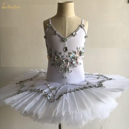 Big sale Ballet Dress For Girls Ballet Tutu Children White Swan Lake Ballet Bailarina Dance wear Kids Stage Performance Costume