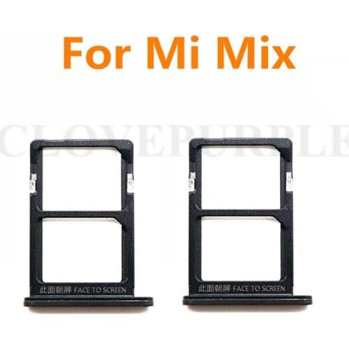 Black New SIM Card Tray Slot Aadapter For Xiaomi Mi MIX Sim Card Holder Replacement Parts